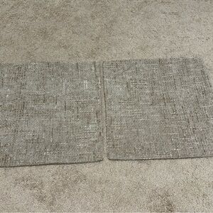 New Chenille Throw  Pillow Covers Set Beige